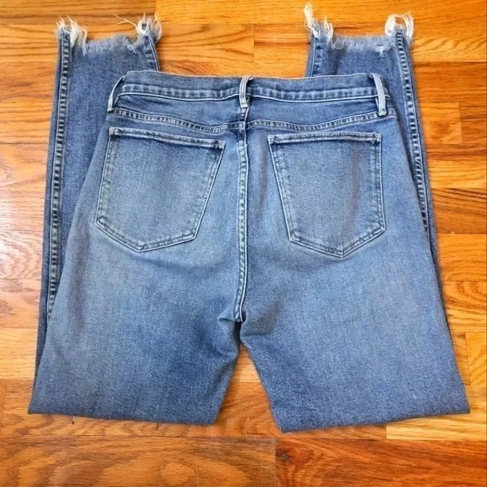 3x1 Made Here High Rise Frayed Hem Jeans in ACE(25)